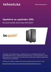 BE QUIET! Silent Base 600 Manual De Instrucciones