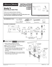 American Standard Studio S T105901 Instrucciones De Instalación