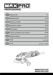 MaxPro PROFESSIONAL MPAG750/115Q Manual Del Usuario