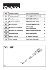 Makita DCL181F Manual De Instrucciones