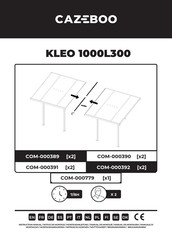 CAZEBOO COM-000391 Manual De Montaje