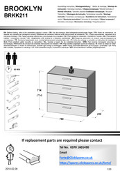 Forte BROOKLYN BRKK211 Instrucciones De Montaje