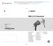 Bosch GBH 2-21 Professional Manual Original