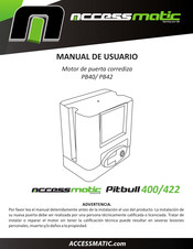 Accessmatic Pitbull 400 Manual De Usuario