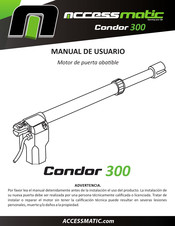 Accessmatic Condor 300 Manual De Usuario