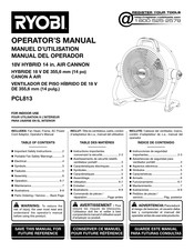 Ryobi PCL813 Manual Del Operador