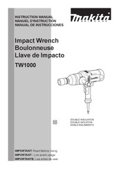 Makita TW1000 Manual De Instrucciones