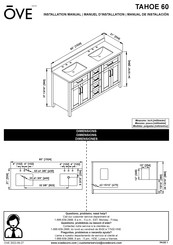 OVE TAHOE 60 Manual De Instalación