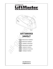 Chamberlain LiftMaster PROFESSIONAL ART300 Serie Instalación Mecánica