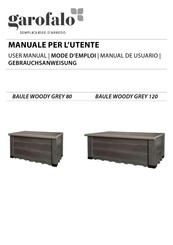 garofalo BAULE WOODY GREY 120 Manual De Usuario