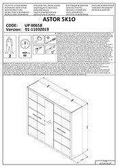 Forma Ideale ASTOR 5K1O Instrucciones De Montaje