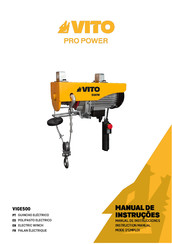 VITO PRO POWER VIGE500 Manual De Instrucciones