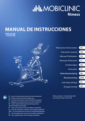 Mobiclinic TEIDE Manual De Instrucciones