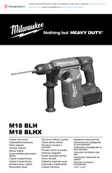 Milwaukee M18 BLH Manual Original