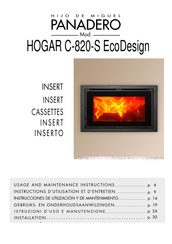 Panadero HOGAR C-820-S EcoDesign Instrucciones De Instalación, Utilización Y Mantenimiento