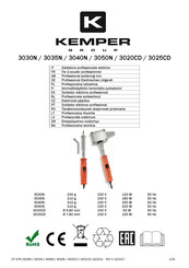 Kemper 3020CD Manual Del Usuario