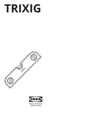 IKEA TRIXIG Manual Del Usuario
