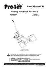 Pro-Lift PL5350Q Manual De Piezas E Instrucciones De Funcionamiento