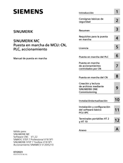 Siemens SINUMERIK MC Manual De Puesta En Marcha