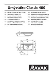 RAVAK Classic 400 Instrucciones De Montaje