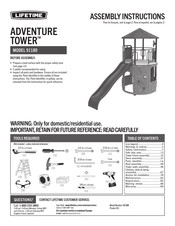 Lifetime ADVENTURE TOWER 91189 Instrucciones De Ensamblaje