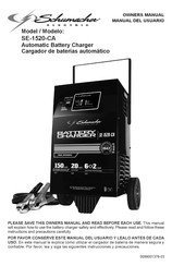 Schumacher Electric SE-1520-CA Manual Del Usuario