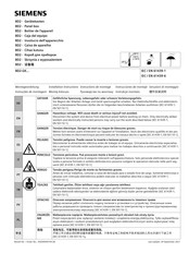 Siemens BD2-GK Serie Instrucciones De Montaje