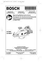 Bosch 1677MDT Instrucciones De Funcionamiento Y Seguridad