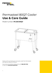 PERMASTEEL PS-203-80QT Guía De Uso Y Cuidado