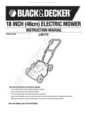 Black and Decker LM175 Manual De Instrucciones