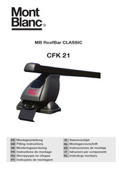 Mont Blanc MB RoofBar CLASSIC CFK 21 Instrucciones De Montaje