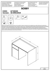 Forma Ideale BOBBY UP 00320 Instrucciones De Montaje