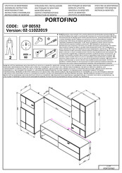 Forma Ideale PORTOFINO UP 00592 Instrucciones De Montaje