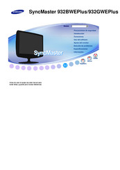 Samsung SyncMaster 932BWEPlus Manual Del Usuario