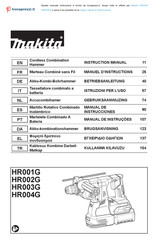 Makita HR003GZ Manual De Instrucciones