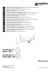 Westfalia Automotive 321 600 300 107 Instrucciones De Montaje Y De Servicio