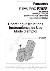 Panasonic REAL PRO ULTRA EP30004 Instrucciones De Uso