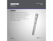 Shure SM81 Manual