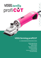 VOSS.farming profiCUT 85320 Instrucciones De Operación