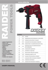 Raider RD-ID41 Manual De Instrucciones Original