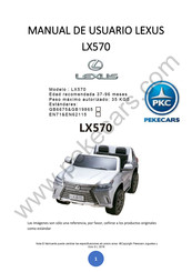 Pekecars LEXUS LX570 Manual De Usuario