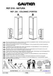 Gautier D16 Manual Del Usuario
