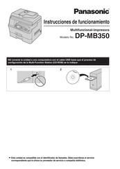 Panasonic DP-MB350 Instrucciones De Funcionamiento