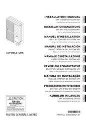 Fujitsu AJY045LETDHS Manual De Instalación