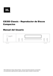 JBL CD350 Classic Manual Del Usuario