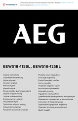 AEG BEWS 18-125BL-0 Manual Original