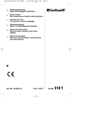 EINHELL BT-MS 210 T Manual De Instrucciones