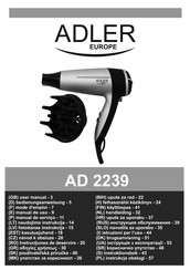 Adler europe AD 2239 Manual De Uso