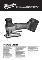 Milwaukee HD28 JSB Manual Original