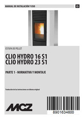 MCZ THEA HYDRO 16 S1 Manual De Instalacion Y Uso